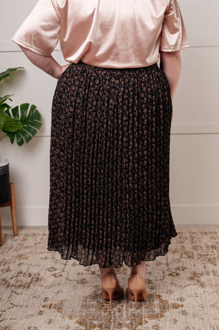 Polagram Just What You Wanted Floral Print Pleated Skirt