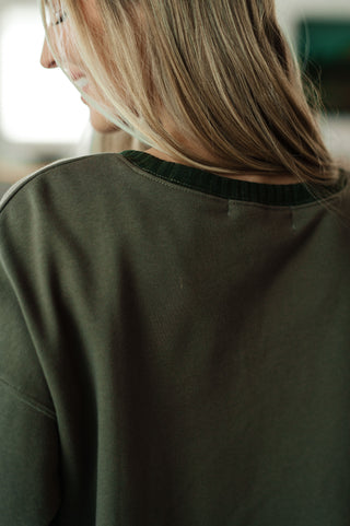 One Eleven North Just a Casual Crop Pullover