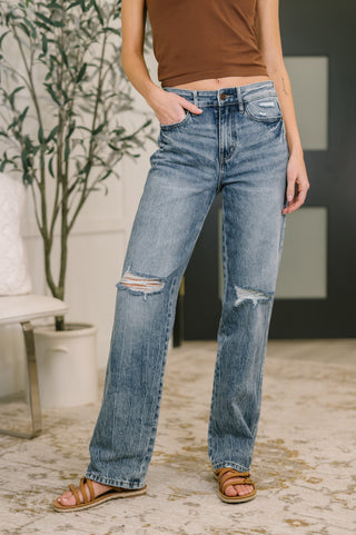 Judy Blue Kayla High Waist Rigid Magic Slim Straight - Exclusive
