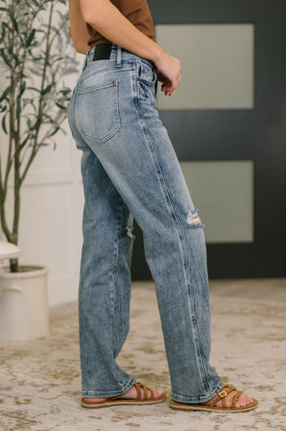 Judy Blue Kayla High Waist Rigid Magic Slim Straight - Exclusive