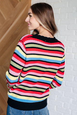 BiBi Keep Dreaming Striped Sweater
