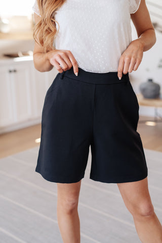 White Birch Know Better High Waisted Shorts