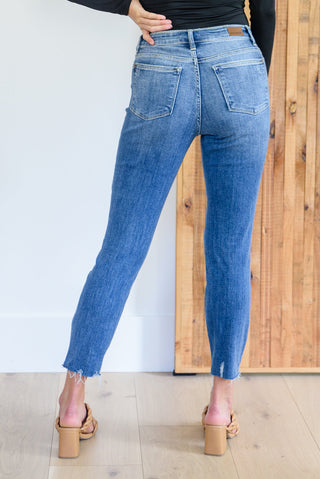 Judy Blue Kyla Destroyed Hi Waist Relaxed Fit - Exclusive