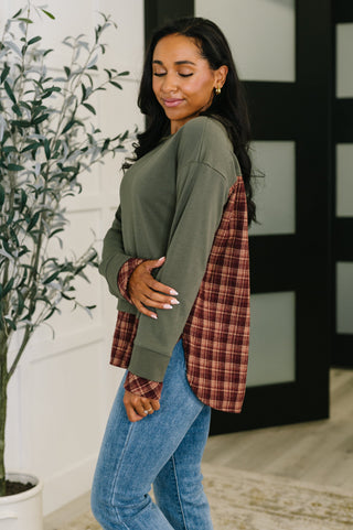 One Eleven North Layer Player Drop Shoulder Long Sleeve Top