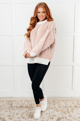 One Eleven North Least High Maintenance Contrast Trim Sweater