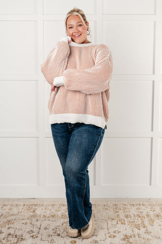 One Eleven North Least High Maintenance Contrast Trim Sweater