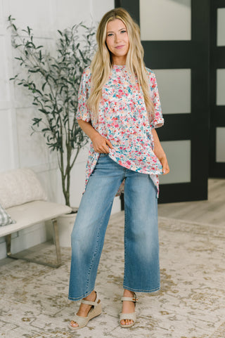 Heimish Left Em' Speechless Dolman Sleeve Blouse