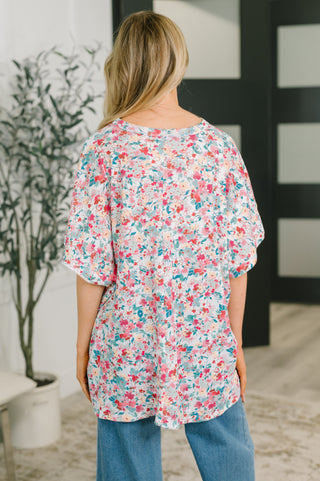 Heimish Left Em' Speechless Dolman Sleeve Blouse