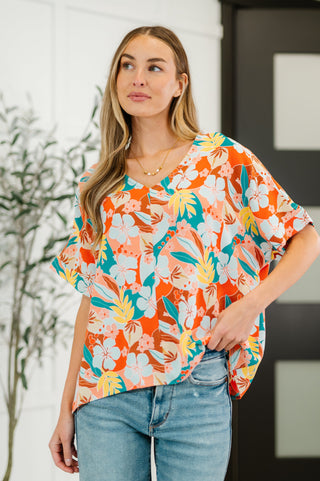Haptics Lei Me Down V-Neck Top