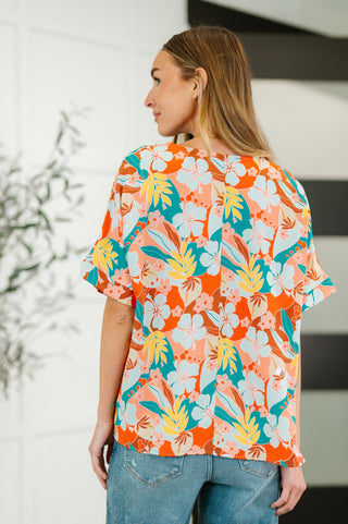 Haptics Lei Me Down V-Neck Top