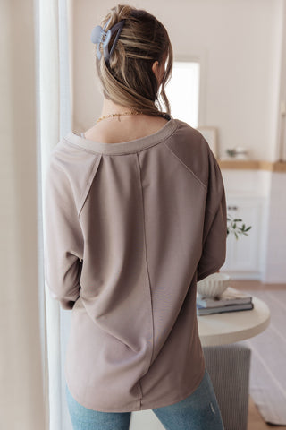 Sew in Love Less Conversation V-Neck Top