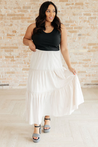 White Birch Read My Mind V-Neck Cropped Tank