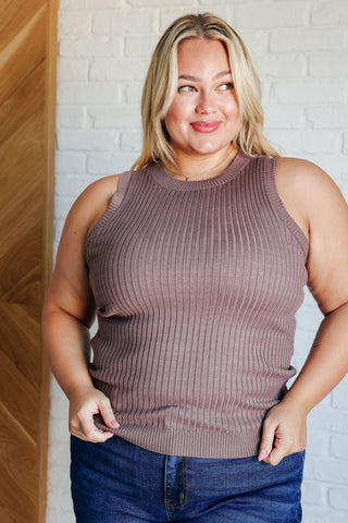 One Eleven North Let Me Hear it Ribbed Sweater Tank