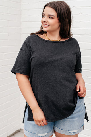 Rae Mode Let Me Live Relaxed Tee in Black