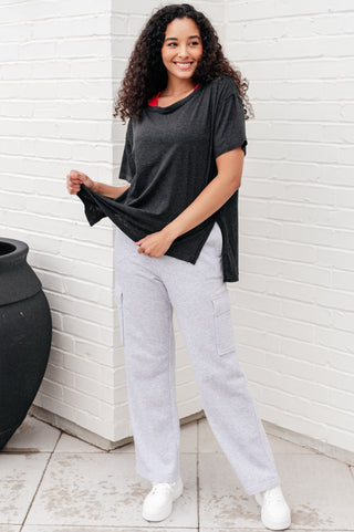 Rae Mode Let Me Live Relaxed Tee in Black