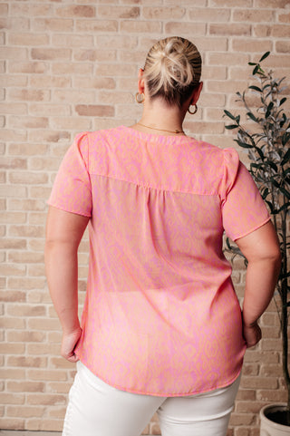 Like Love Let Me See You Do It Shawl Neckline Blouse