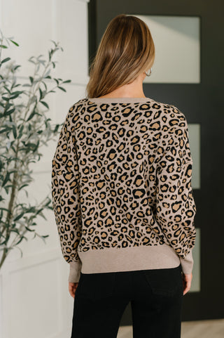 Haptics Lil' Sass Never Hurt Leopard Print Pullover