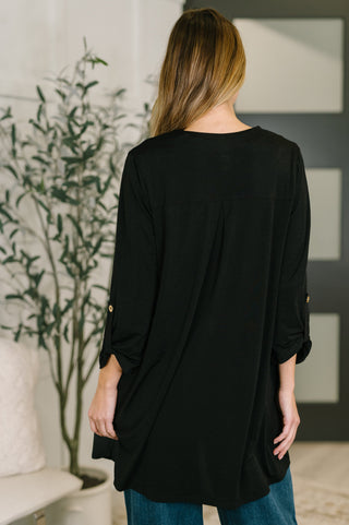 Dear Scarlett Lizzy Cardigan in Black