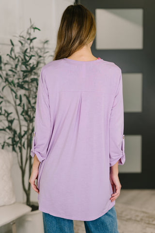 Dear Scarlett Lizzy Cardigan in Orchid Bloom