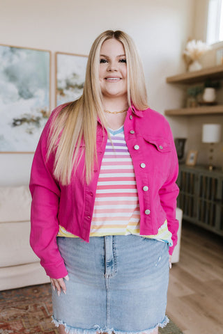 Heimish Looking for Rainbows V-Neck Striped Top