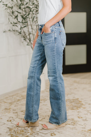 Judy Blue Lorena Mid Rise Vintage Wash Bootcut Jeans - Exclusive
