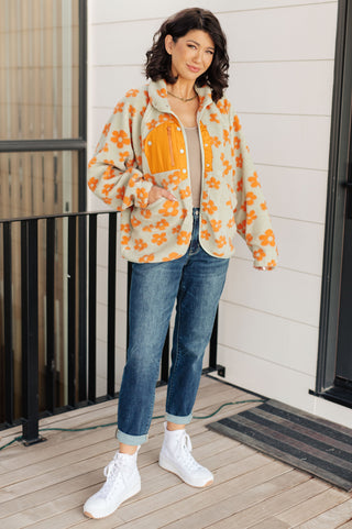 Haptics Love It Don't Leave It Floral Fleece Jacket