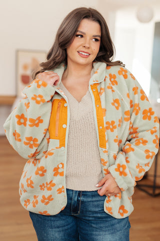 Haptics Love It Don't Leave It Floral Fleece Jacket