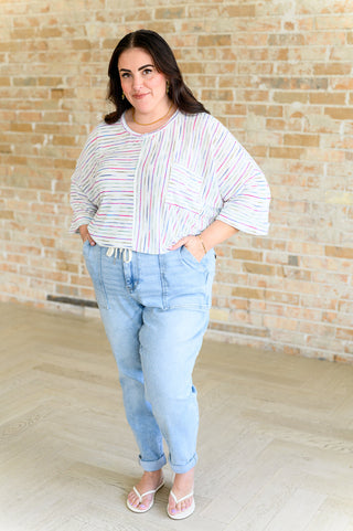 White Birch Love The Passion Drop Shoulder Top