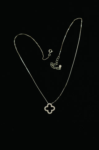 Lucky Girl Syndrome Sterling Silver Pendant Necklace