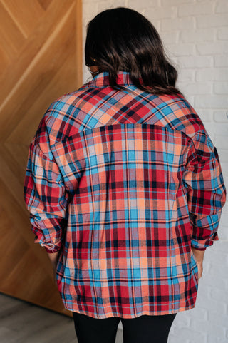 One Eleven North Make it Make Sense Plaid Button Up