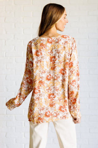 Andree By Unit Marigold Dreams Floral Blouse