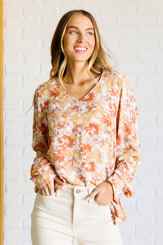 Andree By Unit Marigold Dreams Floral Blouse