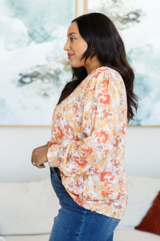 Andree By Unit Marigold Dreams Floral Blouse