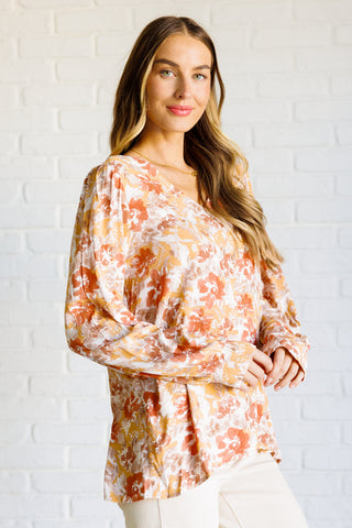 Andree By Unit Marigold Dreams Floral Blouse