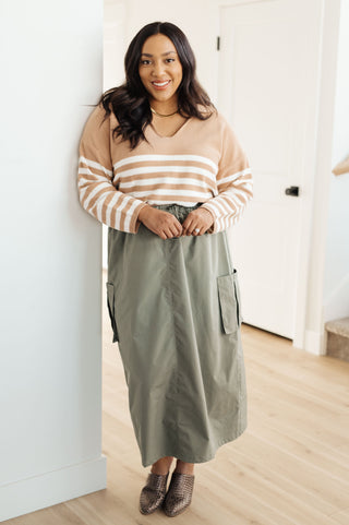 Polagram Memorable Moment Striped Sweater