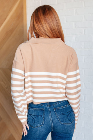 Polagram Memorable Moment Striped Sweater