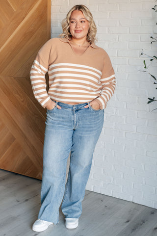 Polagram Memorable Moment Striped Sweater