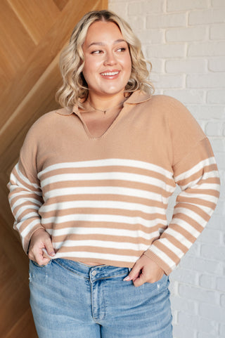 Polagram Memorable Moment Striped Sweater