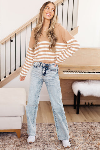 Polagram Memorable Moment Striped Sweater