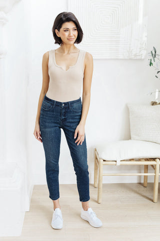 Judy Blue Mid-Rise Relaxed Fit Mineral Wash Jeans - Exclusive