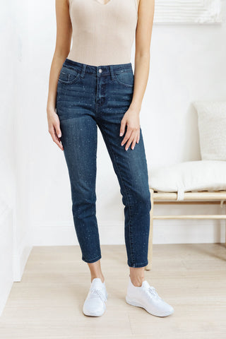 Judy Blue Mid-Rise Relaxed Fit Mineral Wash Jeans - Exclusive
