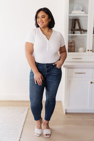 Judy Blue Mid-Rise Relaxed Fit Mineral Wash Jeans - Exclusive