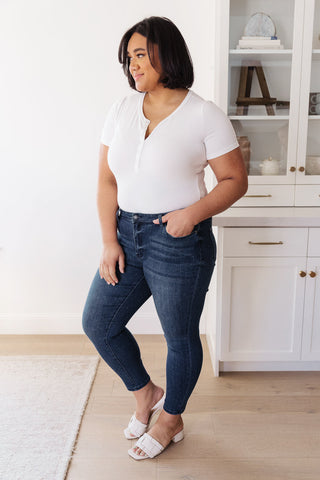 Judy Blue Mid-Rise Relaxed Fit Mineral Wash Jeans - Exclusive