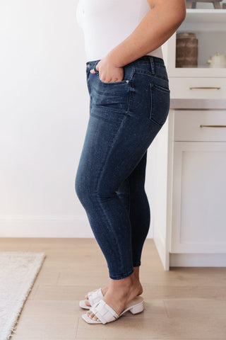 Judy Blue Mid-Rise Relaxed Fit Mineral Wash Jeans - Exclusive