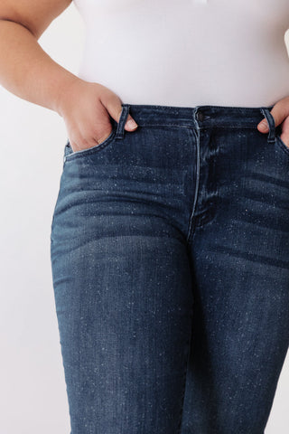Judy Blue Mid-Rise Relaxed Fit Mineral Wash Jeans - Exclusive