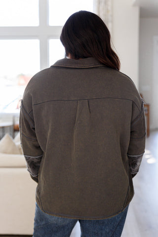 Very J Moonstone Mineral Wash Pullover