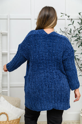 Sew In Love Mountain Mornings Cardigan In Navy