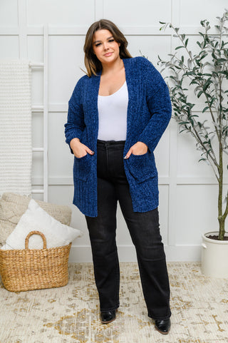 Sew In Love Mountain Mornings Cardigan In Navy