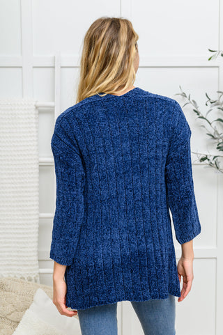Sew In Love Mountain Mornings Cardigan In Navy