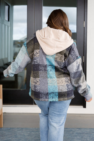 BiBi My Best Effort Hooded Shacket